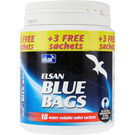 Elsan Blue Toilet Sachets Pack of 18 ( plus 3 free)