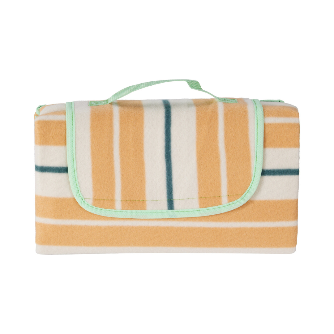 Striped Fleece Picnic Blanket