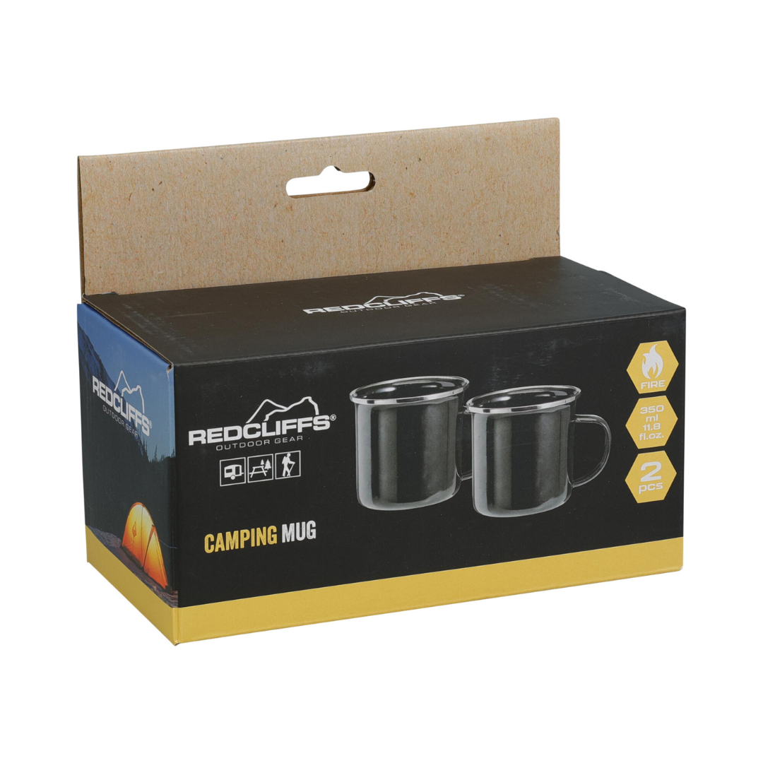 Redcliffs Enamel Camping Mugs