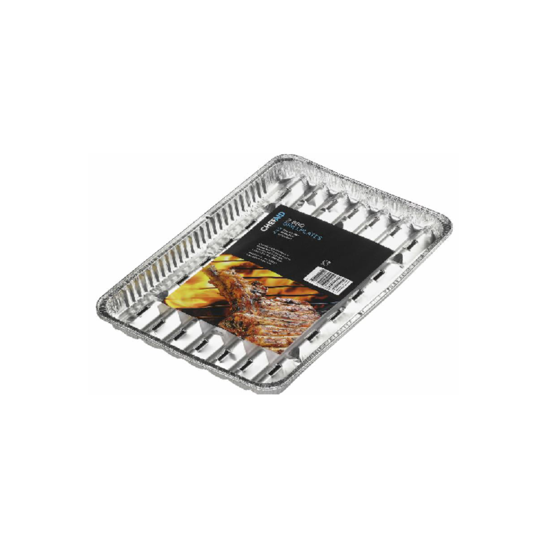 Aluminium BBQ Grill Trays (2 Pack)