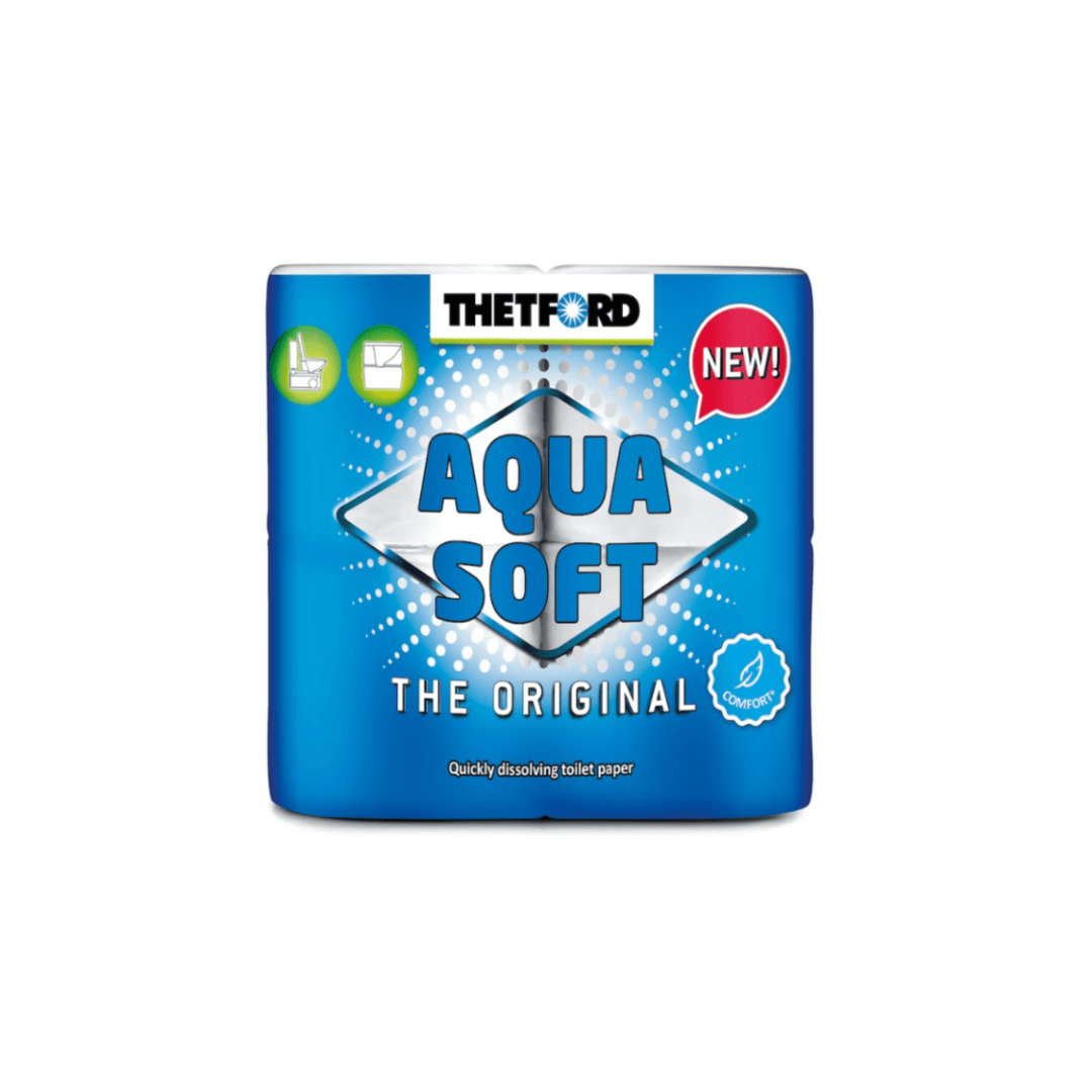 Aquasoft Toilet Rolls Single Pack (4 x Rolls)