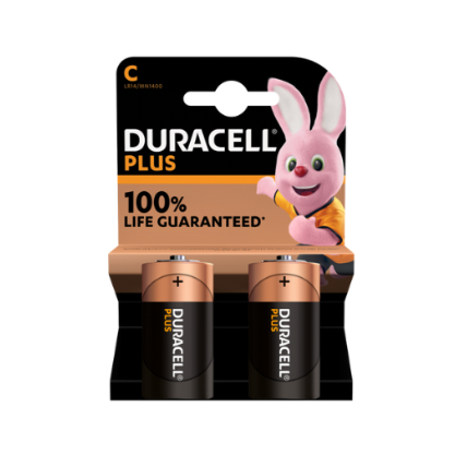 Duracell Plus Power C Batteries 1.5V