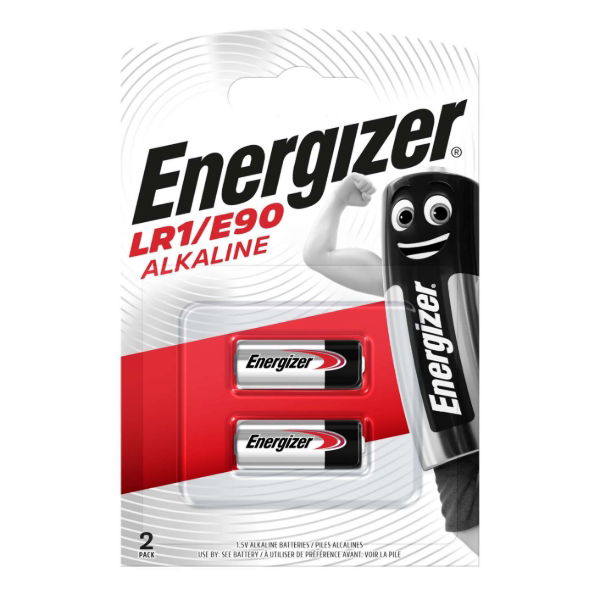 LR1/E90 Alkaline Batteries - Pack of 2