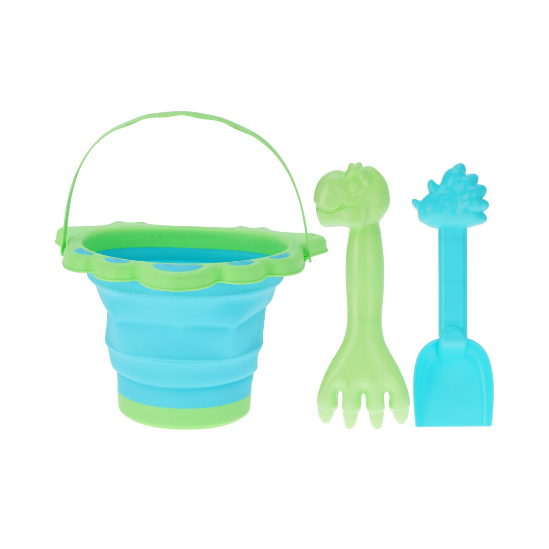 Dinosaurs & Unicorns Collapsible Beach Bucket