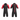 Sharptooth Kids Short Length Wetsuit - Red