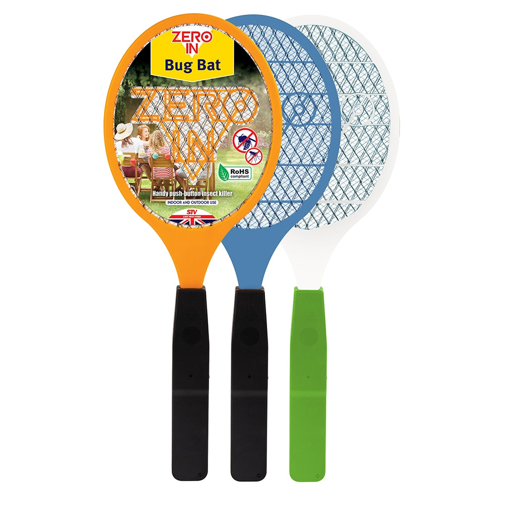 Zero In Bug Bat Fly Swatter - Assorted Colours