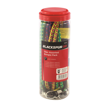 10pc Assorted Bungee Pack