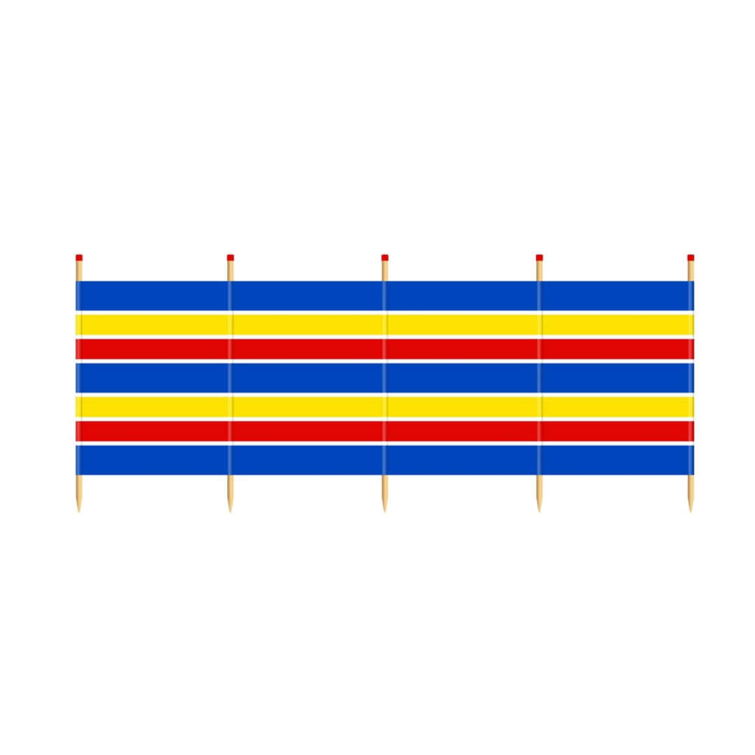 Windbreak Traditional Stripe - 5 Pole
