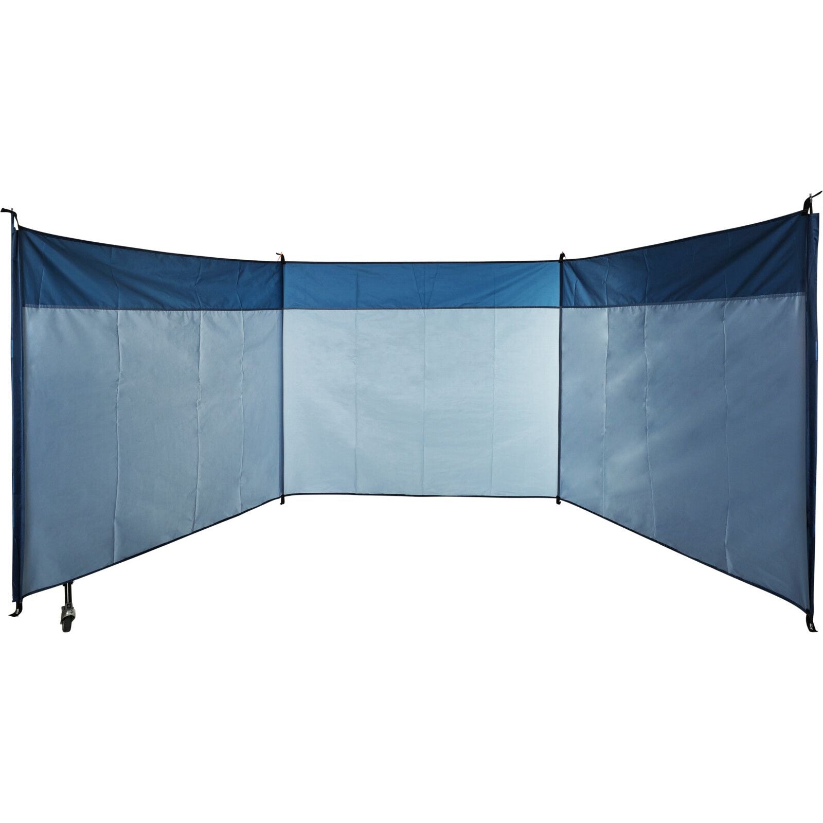 Compact Lightweight 4 Pole Wind Screen Blue
