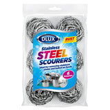 Stainless Steel Scourers - 6 Pack