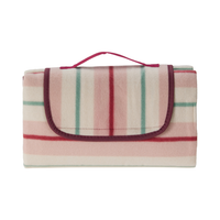 Striped Fleece Picnic Blanket