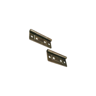Flush Hinge. Bronze finish. 2" (50mm). 2 per pack