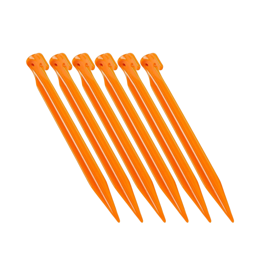 Plastic Tent Pegs (Pack of 6)