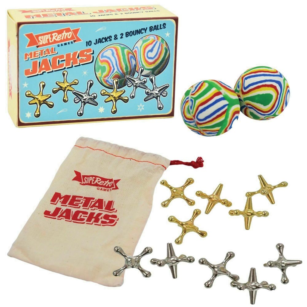 Traditional Metal Jacks Game