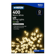 String Lights - 400 Warm White LED - Mains Powered